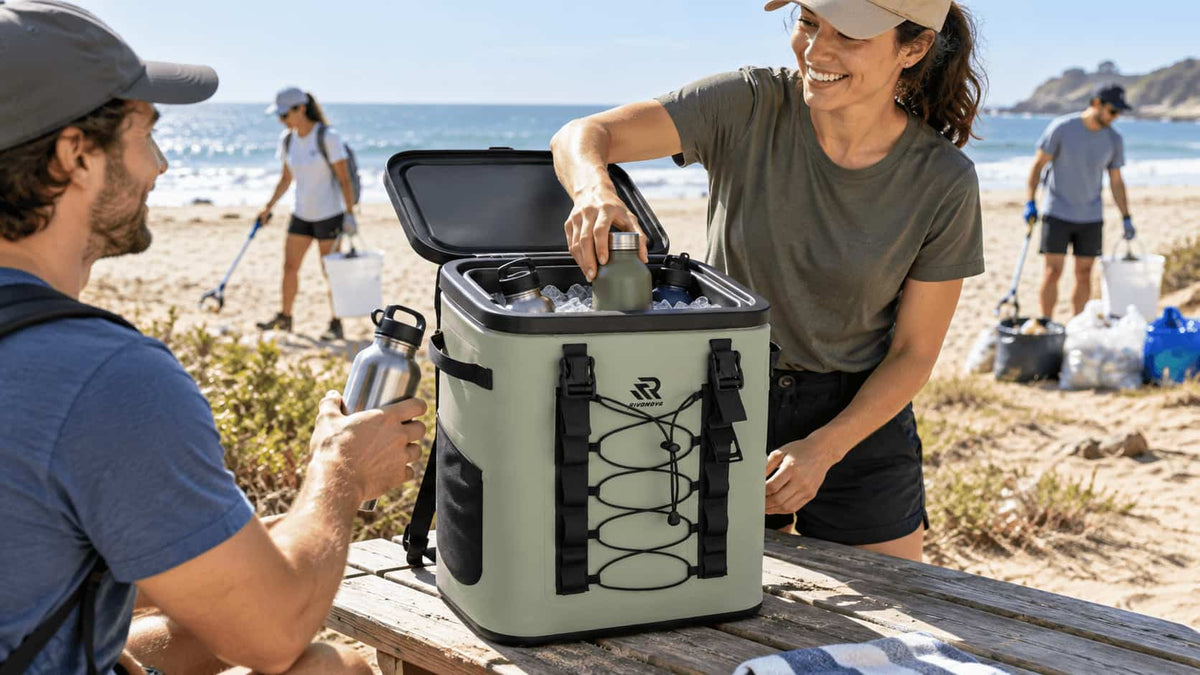 RIVONOVA Magnetic Soft Backpack Cooler