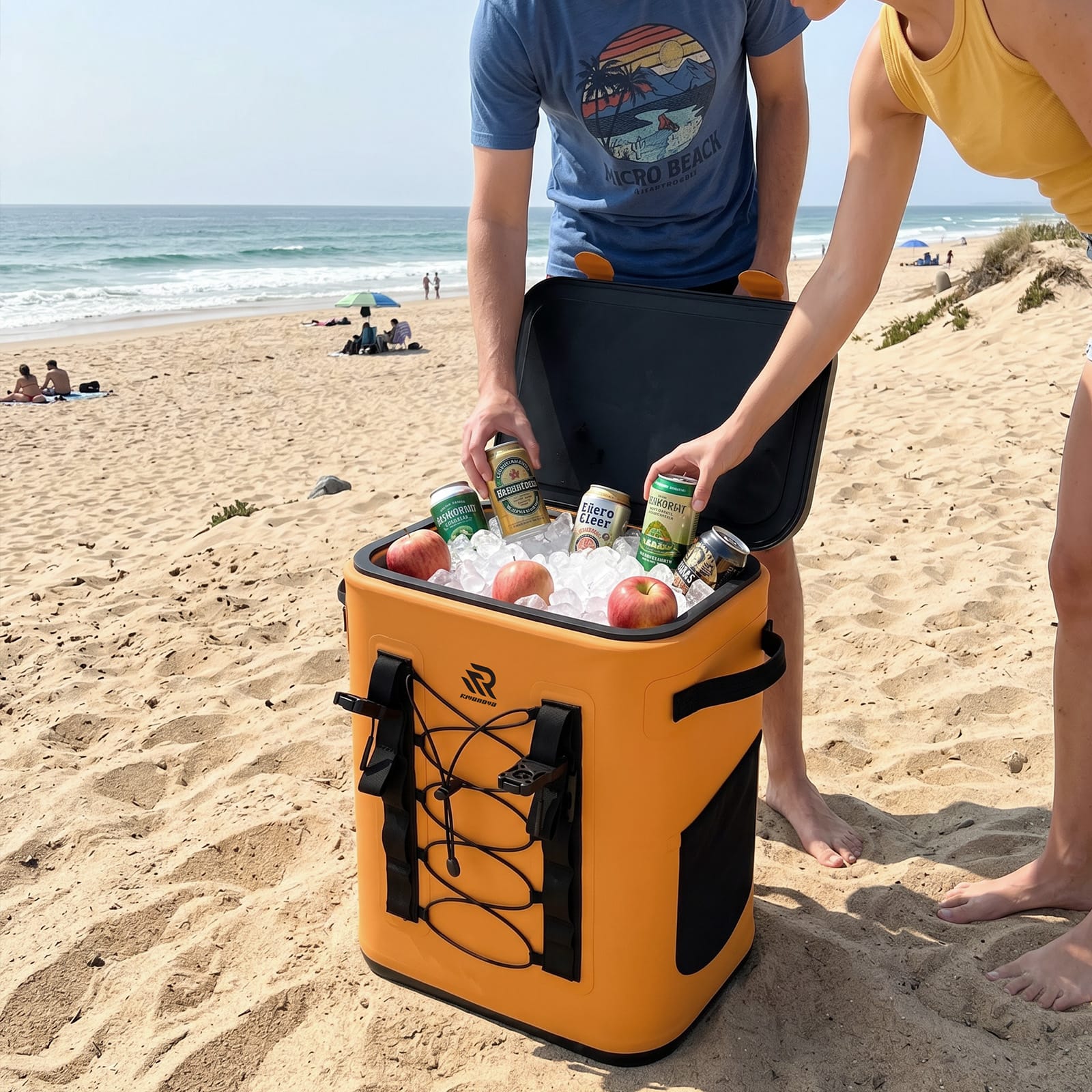 rivonova magnetic soft cooler for beach trips