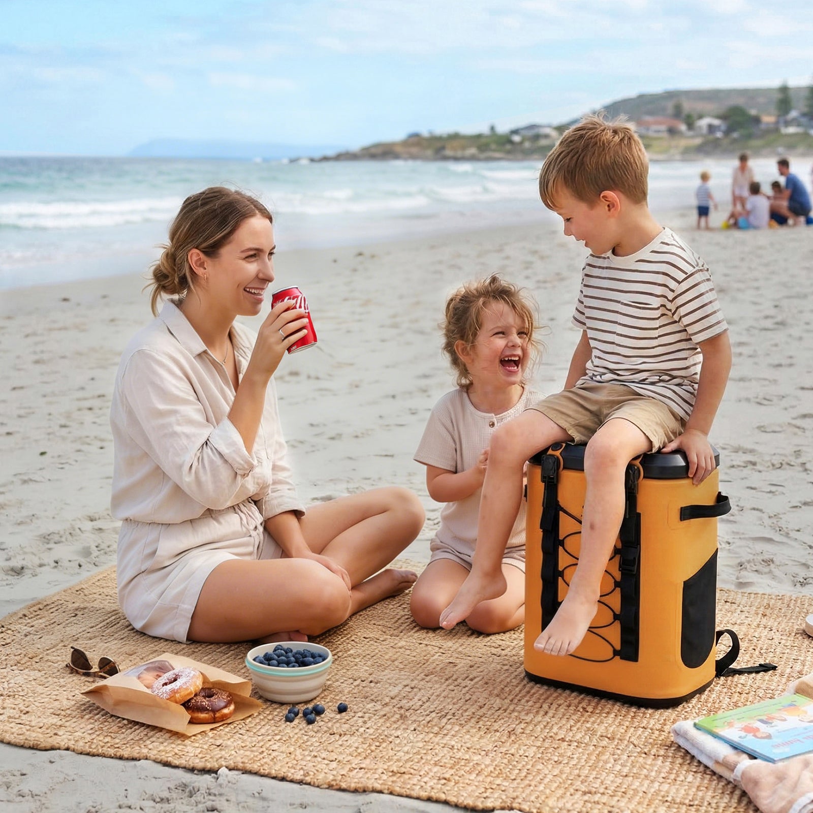 RIVONOVA magnetic soft cooler for camping