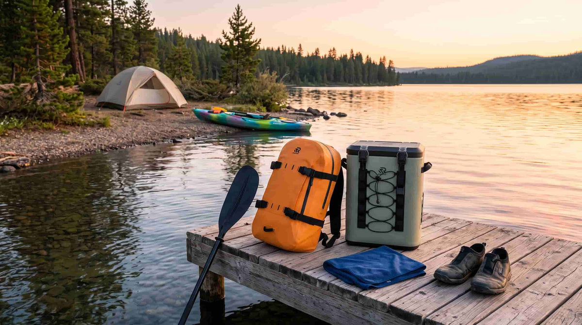 RIVONOVA outdoor gear for kayaking, camping, and beach adventures