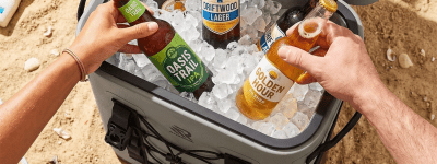 RIVONOVA soft cooler packed with ice
