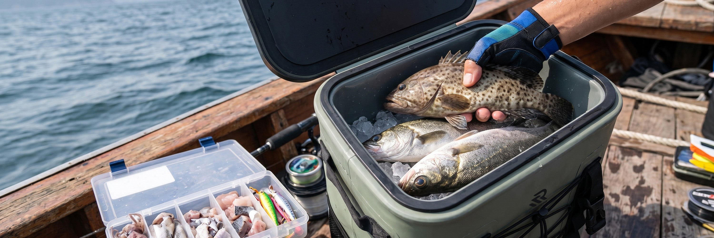 insulated magnetic soft cooler for fishing