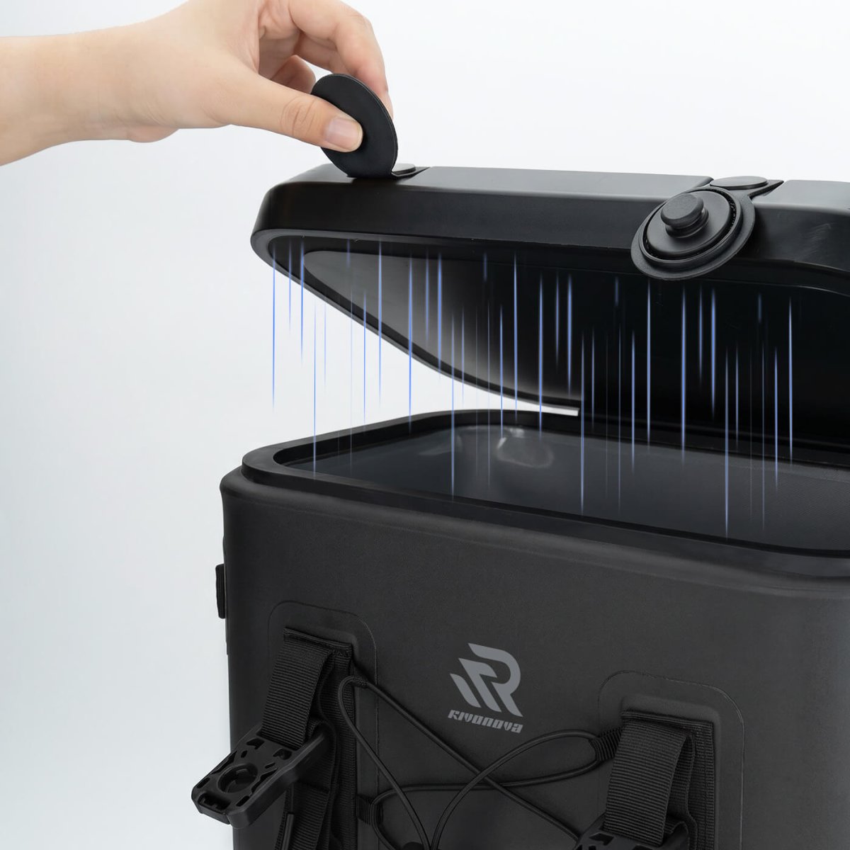one-handed access the magnetic soft cooler 24can#Color_Black