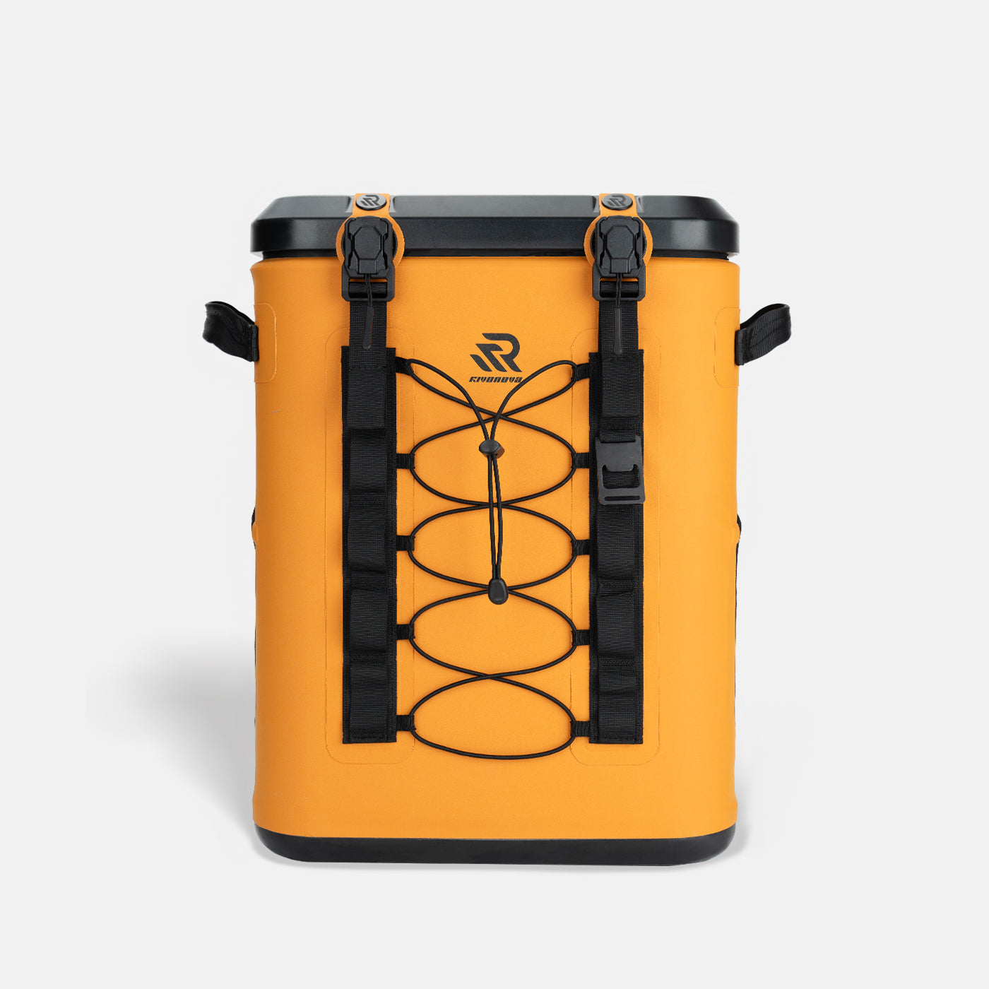 RIVONOVA 24Can Magnetic Soft Cooler in Orange - front view