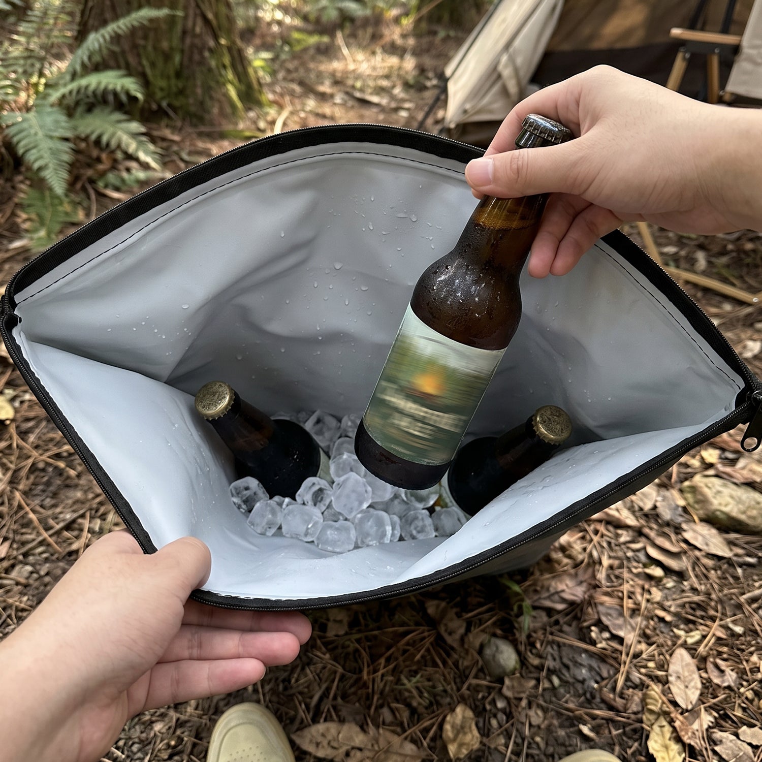 insulated backpack cooler for camping