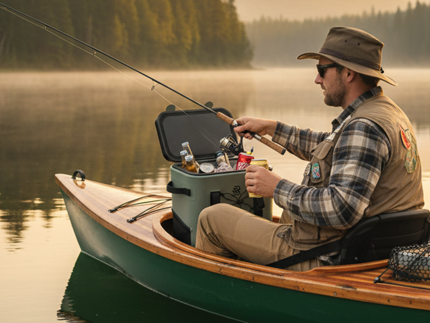 24Can Magnetic Soft Cooler For Fishing
