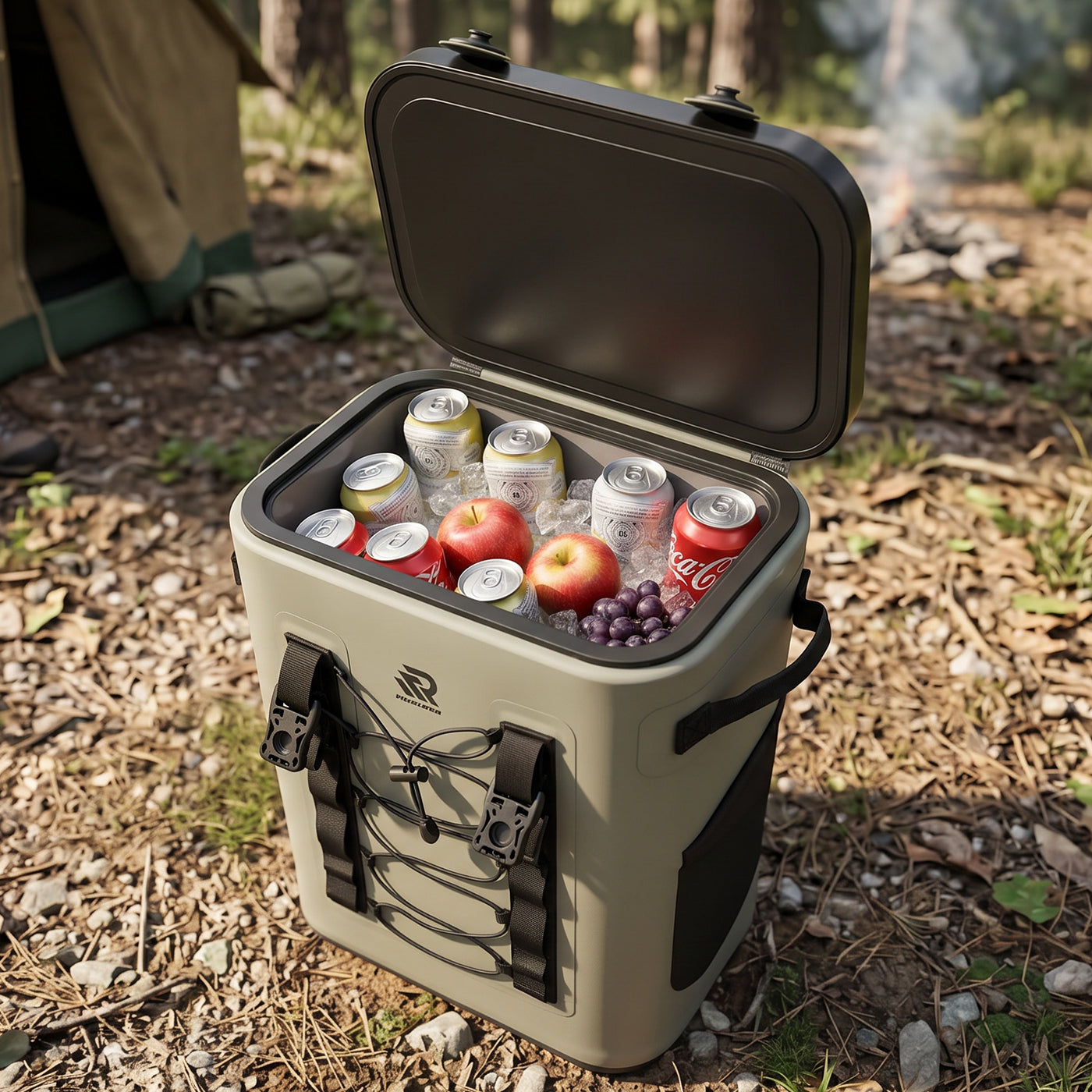 large magnetic soft cooler for camping