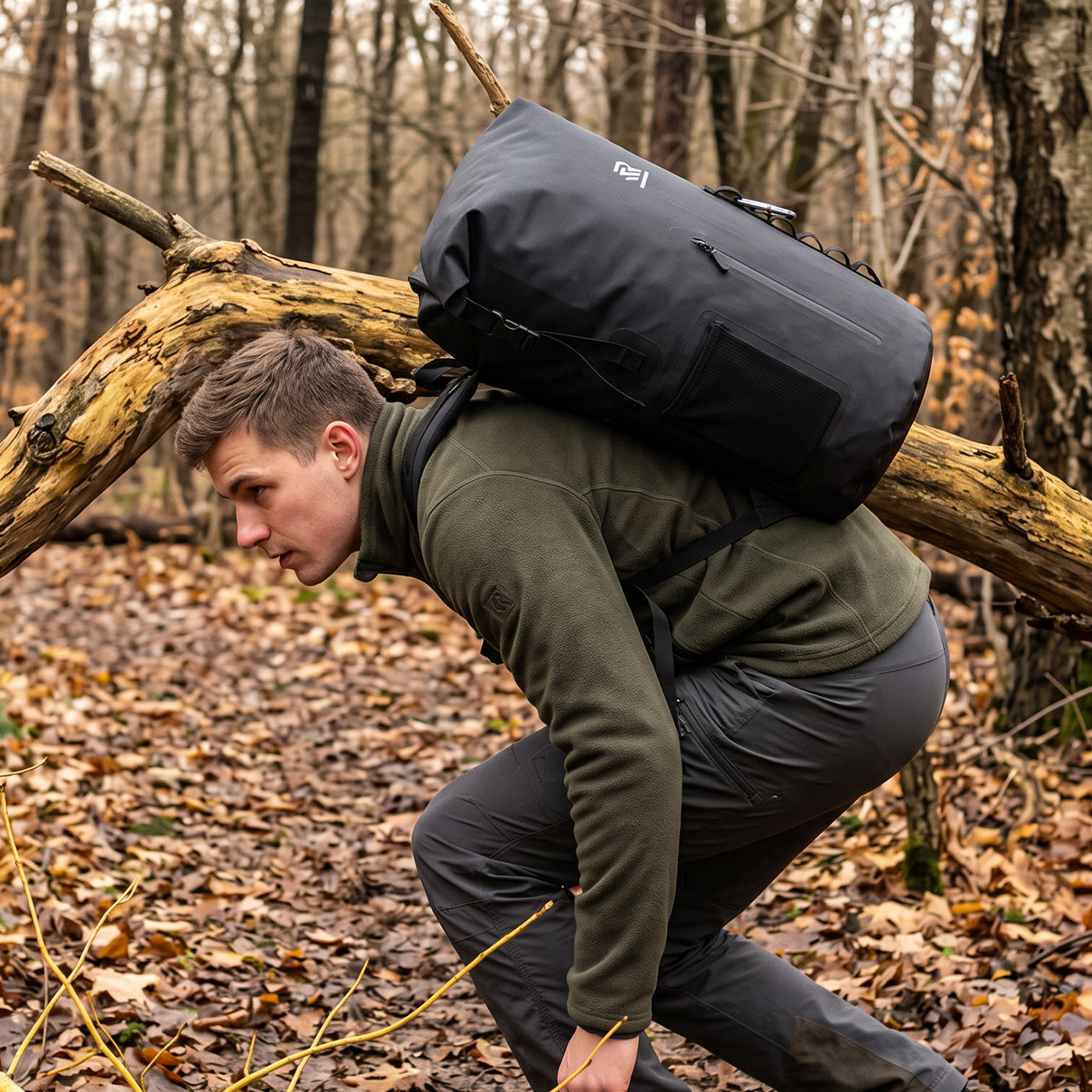 durable backpack cooler for camping beside forest