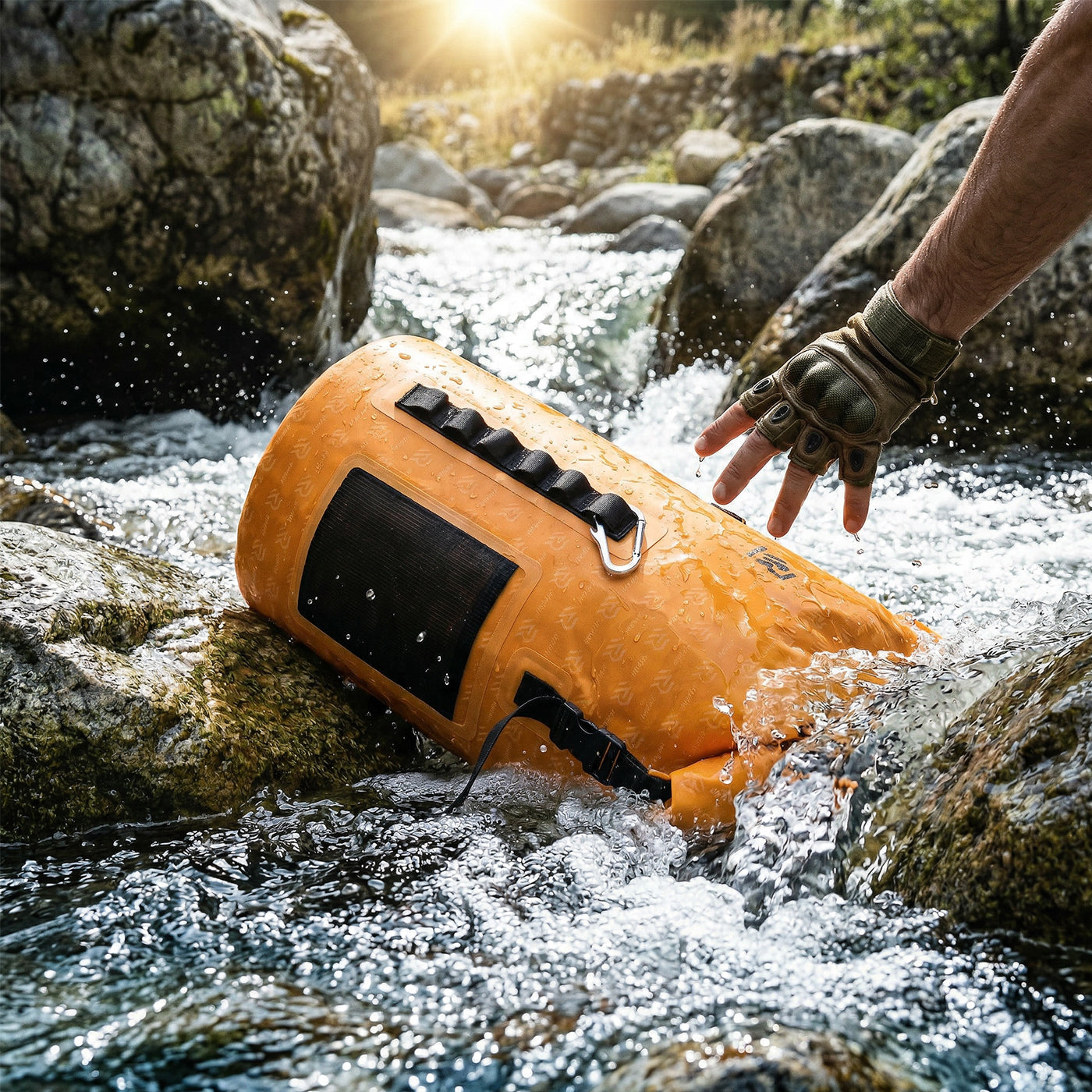 Durable cooler backpack for the water
