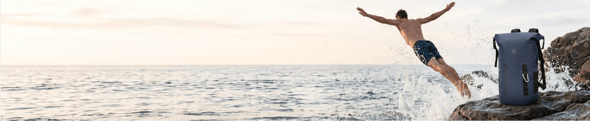 Rivonova products include soft coolers and waterproof backpacks