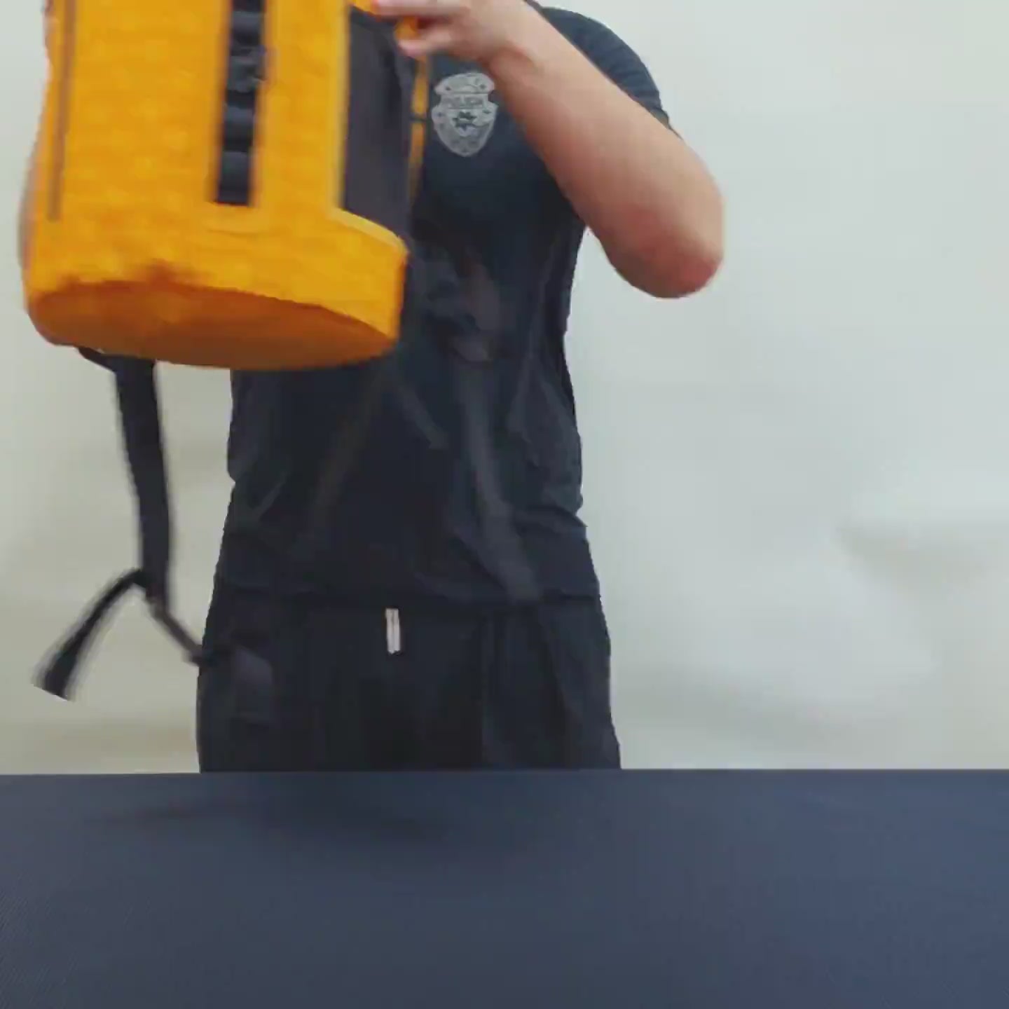 video of how to use the rivonova roll-top backpack cooler